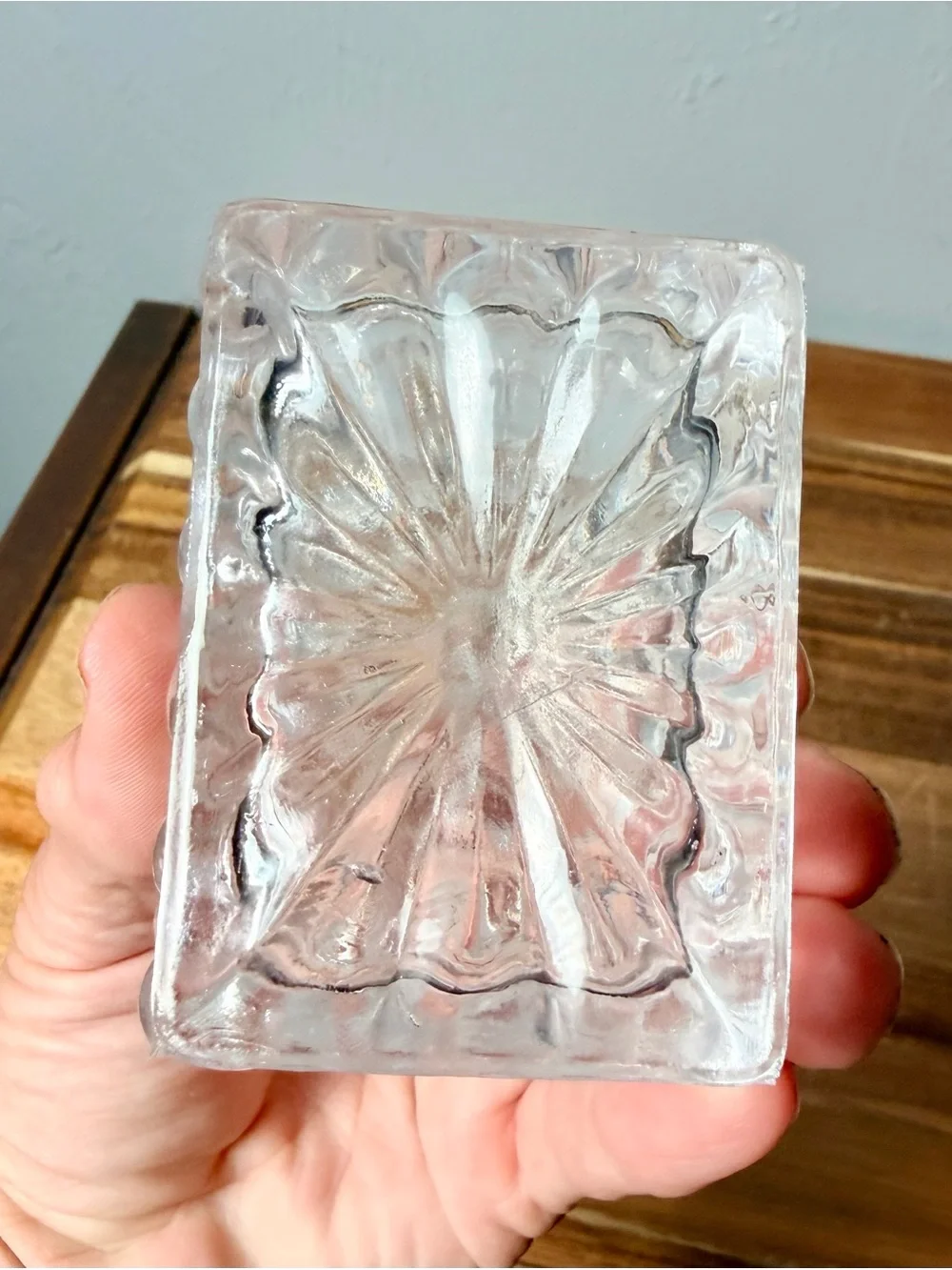 Vintage Clear Glass Bird-Top Decorative Trinket Dish - Home Dining